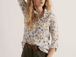 Seasalt Cornwall Larissa Shirt Seed Collecting Chalk