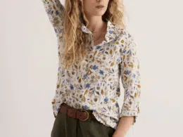 Seasalt Cornwall Larissa Shirt Seed Collecting Chalk