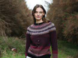 Eribé Alpine Cardigan Tyrian