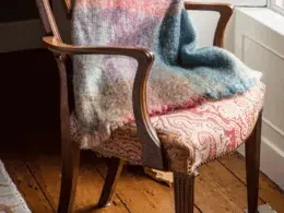 John Hanly Mohair Throw Watercolour Monet LM502