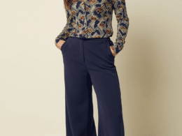 King Louie Blouse Leia Evening Blue