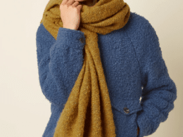 King Louie Boucle Scarf Golden Brown