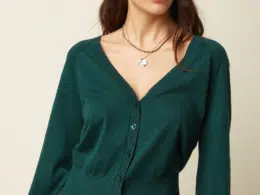 King Louie Cardi V Raglan Cocoon Pine Green