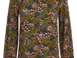 King Louie Carina Blouse Sierra Bitter Chocolate