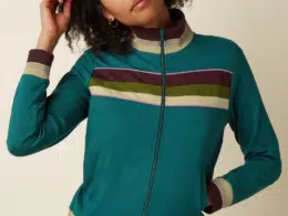 King Louie Colorblock Coljack Daytona Sweat Spruced Green
