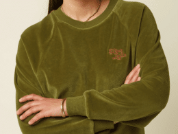 King Louie Febe Sweater Baton Velvet Mustard Green