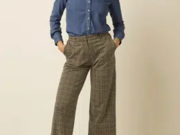 King Louie Federica Pants Vine Jacquard Beige