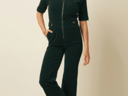 King Louie Garbo Jumpsuit Corduroy Pine Green