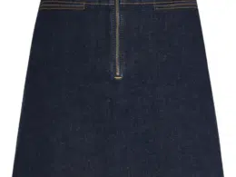 King Louie Olivia Zip Skirt Muse Denim Rock Blue