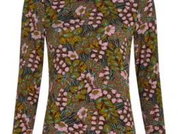 King Louie Rollneck Top Sierra Bitter Chocolate