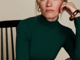 King Louie Rollneck Top Uni Rib Pine Green