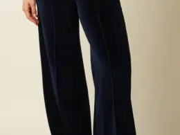 King Louie Sweat Pants Baton Velvet Sapphire Blue