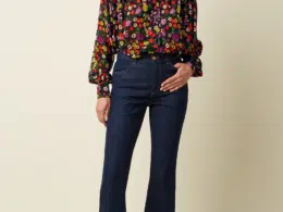 King Louie Tammy Flare Pants Onyx Denim