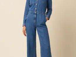 King Louie Tania Jumpsuit Stone Denim