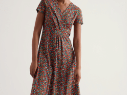 Seasalt Cornwall Chapelle Dress Tomato Blooms Maritime