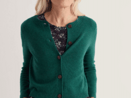 Seasalt Cornwall Tern Tide Cardigan Dark Thyme