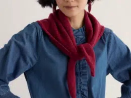 Seasalt Cornwall Wild Bilberry Scarf Dahlia