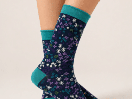 Seasalt Cornwall Women's Bamboo Arty Socks Forest Ditsy Mix