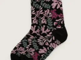 Seasalt Cornwall Womens Arty Socks Painted Seaweed Inkwell