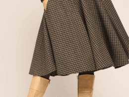 Very Cherry Circle Skirt Cotswold Tartan Blue VC-SK0302-Cots