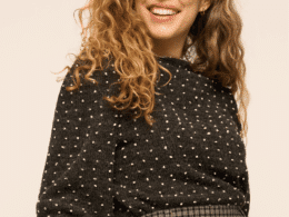 Very Cherry Maya Pullover Anthracite Fantasia Dots