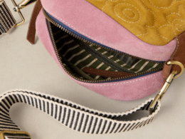White Stuff Bella Quilted Crossbody Bag Yellow Multi 446773
