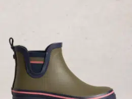 White Stuff Puddle Wellie Boots Khaki Green 446365