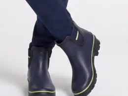 White Stuff Puddle Wellie Boots Navy Multi 446365