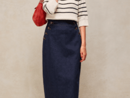 White Stuff Reese Denim Maxi Skirt Dark Denim 446647