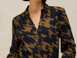 White Stuff Ronley Shirt Green Print 447103