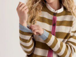 Seasalt Cornwall Pinwell Cardigan Bright Shape Fern Moss