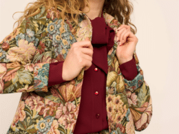 Very Cherry Cecil Jacket Babele Botanical Brocade VC-CT0600-BABELE