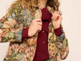 Very Cherry Cecil Jacket Babele Botanical Brocade VC-CT0600-BABELE
