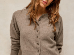 White Stuff Kylie Cashmere Cardi  Light Natural 447202