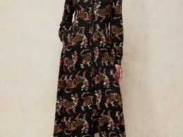 White Stuff Reegan Jersey Dress Black Print 448503