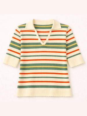 Circus Clothing Stripe Sweater ABZK5039 - La Vie en Rose Damesmode