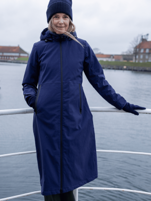 Danefae Danesandur Winter Coat Dark Navy (1)
