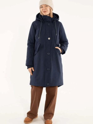 Danefae Danethy Winter Parka Dark Navy - La Vie en Rose Damesmode Enkhuizen (8)