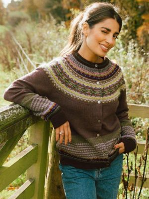 Eribé Alpine Cardigan Heather - La Vie en Rose Damesmode