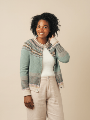 Eribé Alpine Cardigan Sage (3)