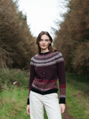 Eribé Alpine Cardigan Tyrian (2)