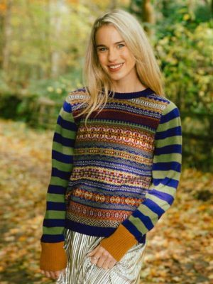 Eribé Stobo Fairisle Sweater Reversible - La Vie en Rose Damesmode