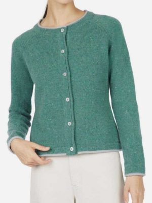 IrelandsEye Irelands Eye Killiney Cardigan Seagreen Marle - La Vie en Rose Damesmode