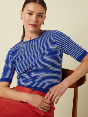 King Louie Agnes Top D'Oleron Mazarine (3)