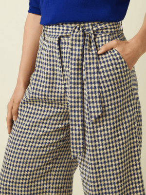 King Louie Ava Pants Pretty Check - La Vie en Rose Damesmode