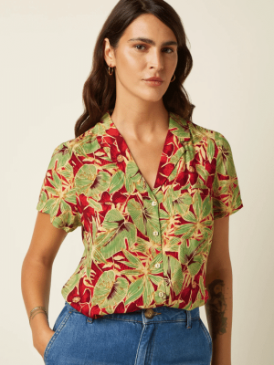 King Louie Bella Blouse Rico - La Vie en Rose Damesmode