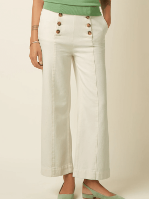 King Louie Bob Sailor Pants Spring Denim - La Vie en Rose (4)