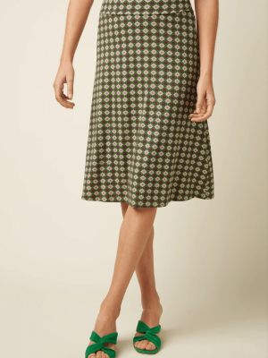 King Louie Border Juno Skirt Jade Ponderosa Green - La Vie en Rose (3)