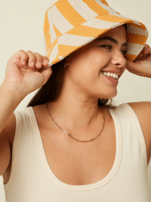 King Louie Bucket Hat La Plage Honey Yellow (3)