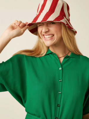 King Louie Bucket Hat La Plage Sun Orange (3)